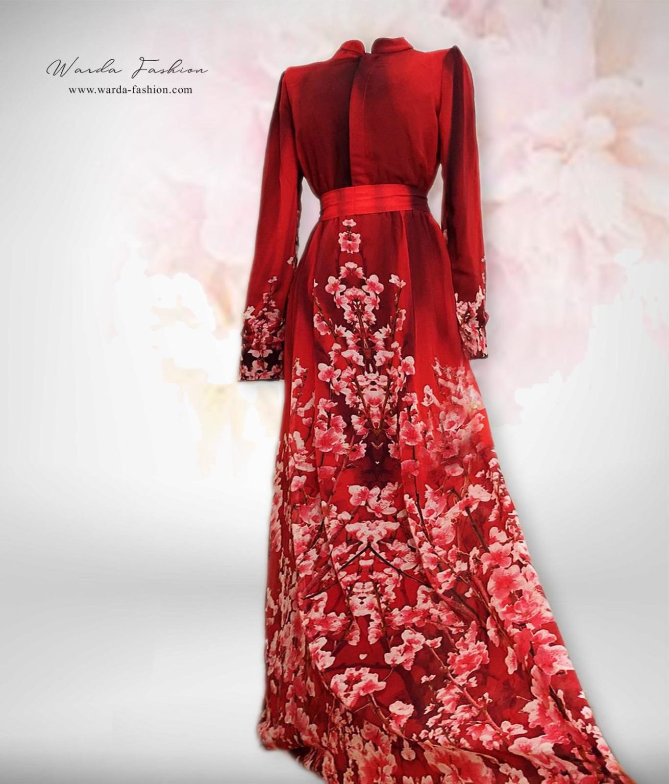 ROBE EN MOUSSELINE FLEURIE