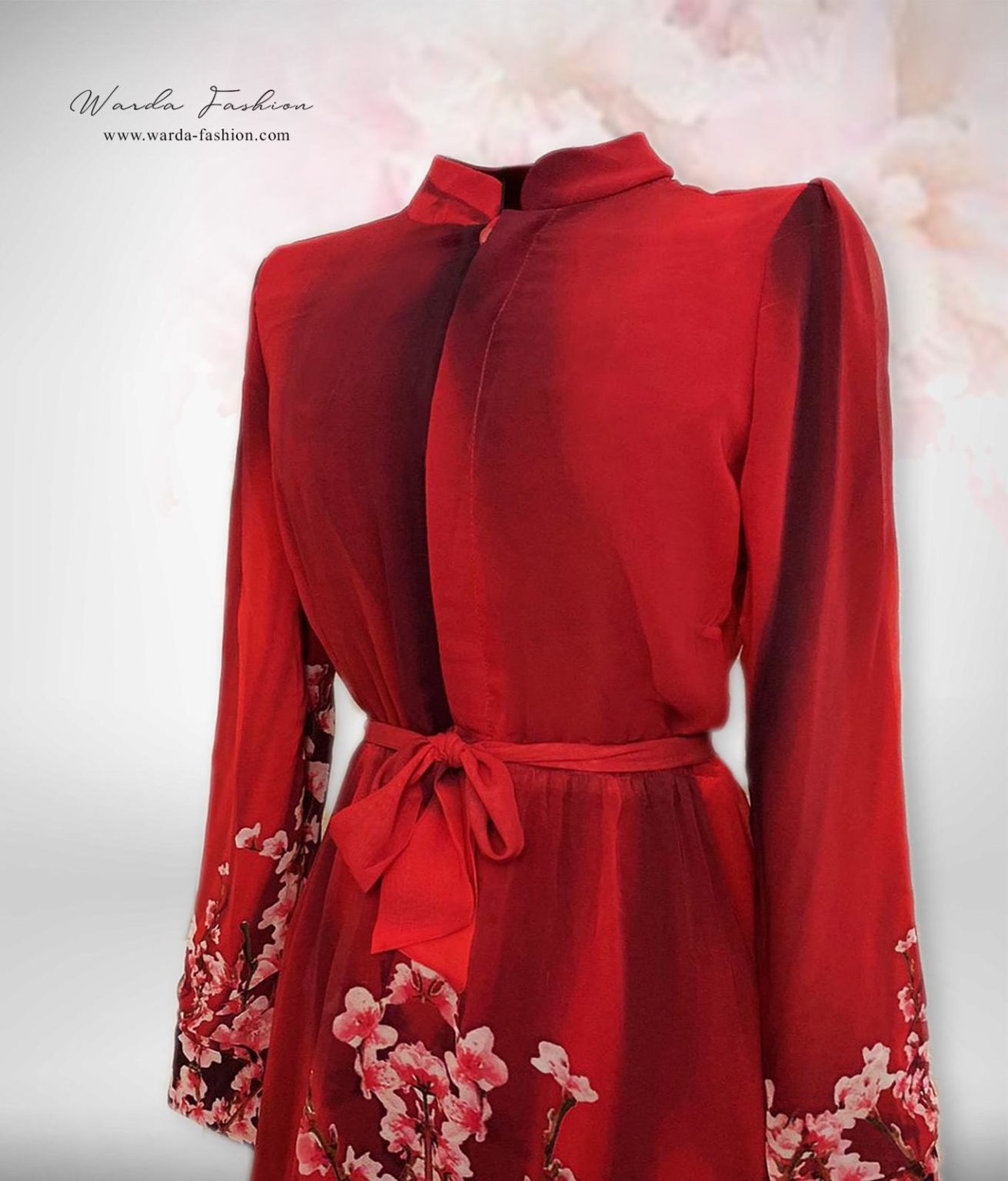 ROBE EN MOUSSELINE FLEURIE – Image 2