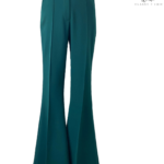 pantalon femme Flare vert Émeraude