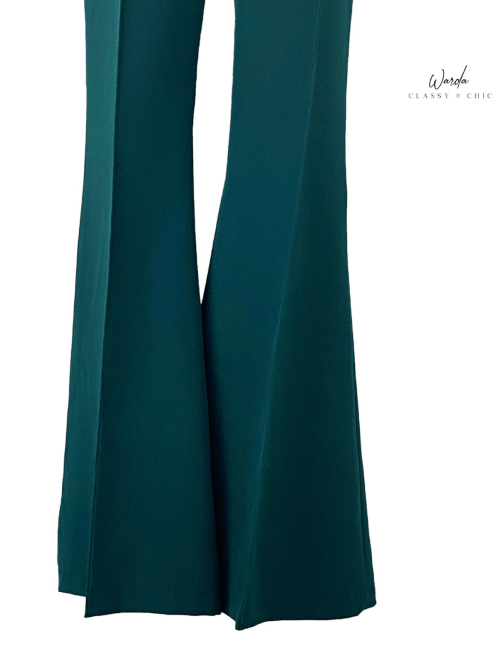Pantalon Flare Vert Émeraude – Image 5