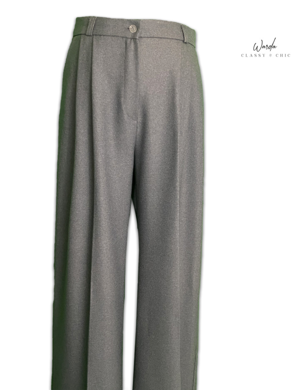 Pantalon Large Gris – Image 3