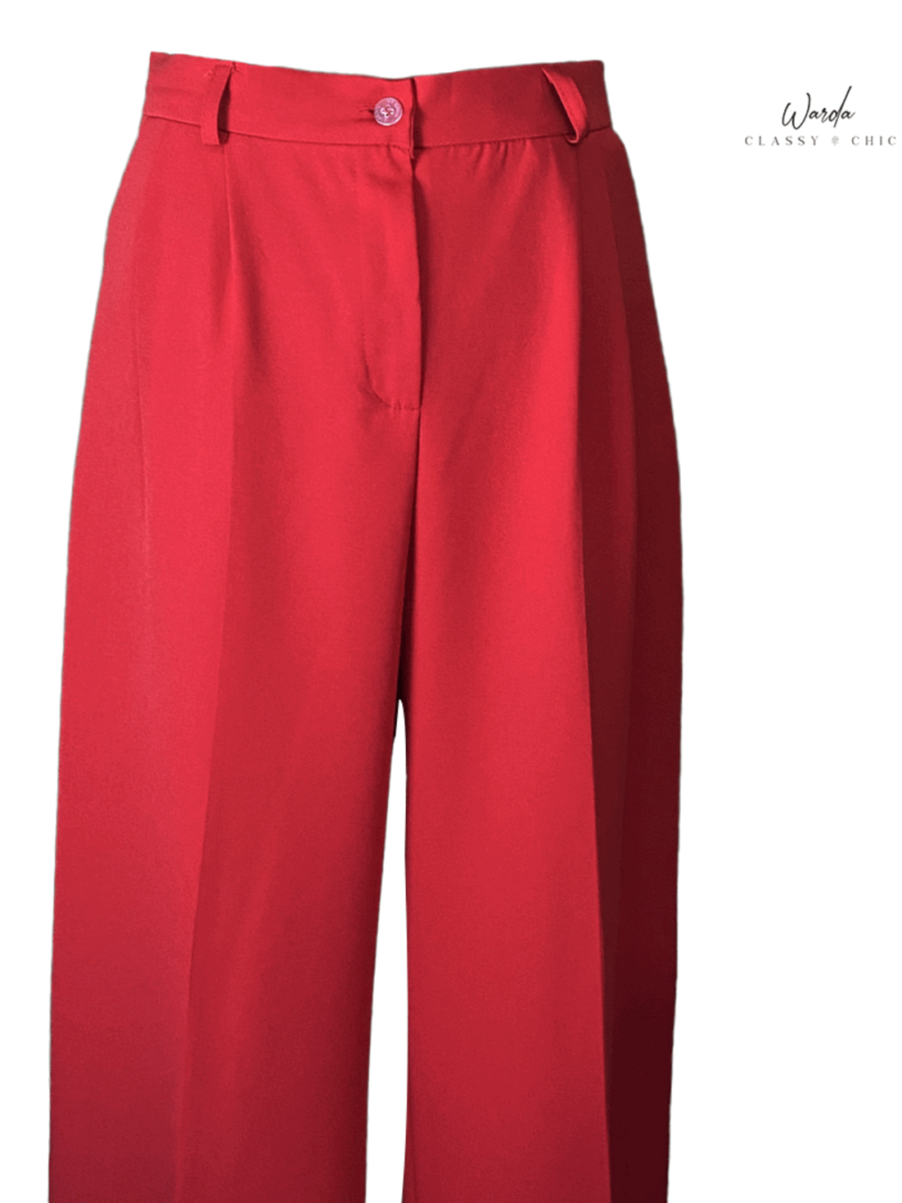 Pantalon Large Rouge – Image 5