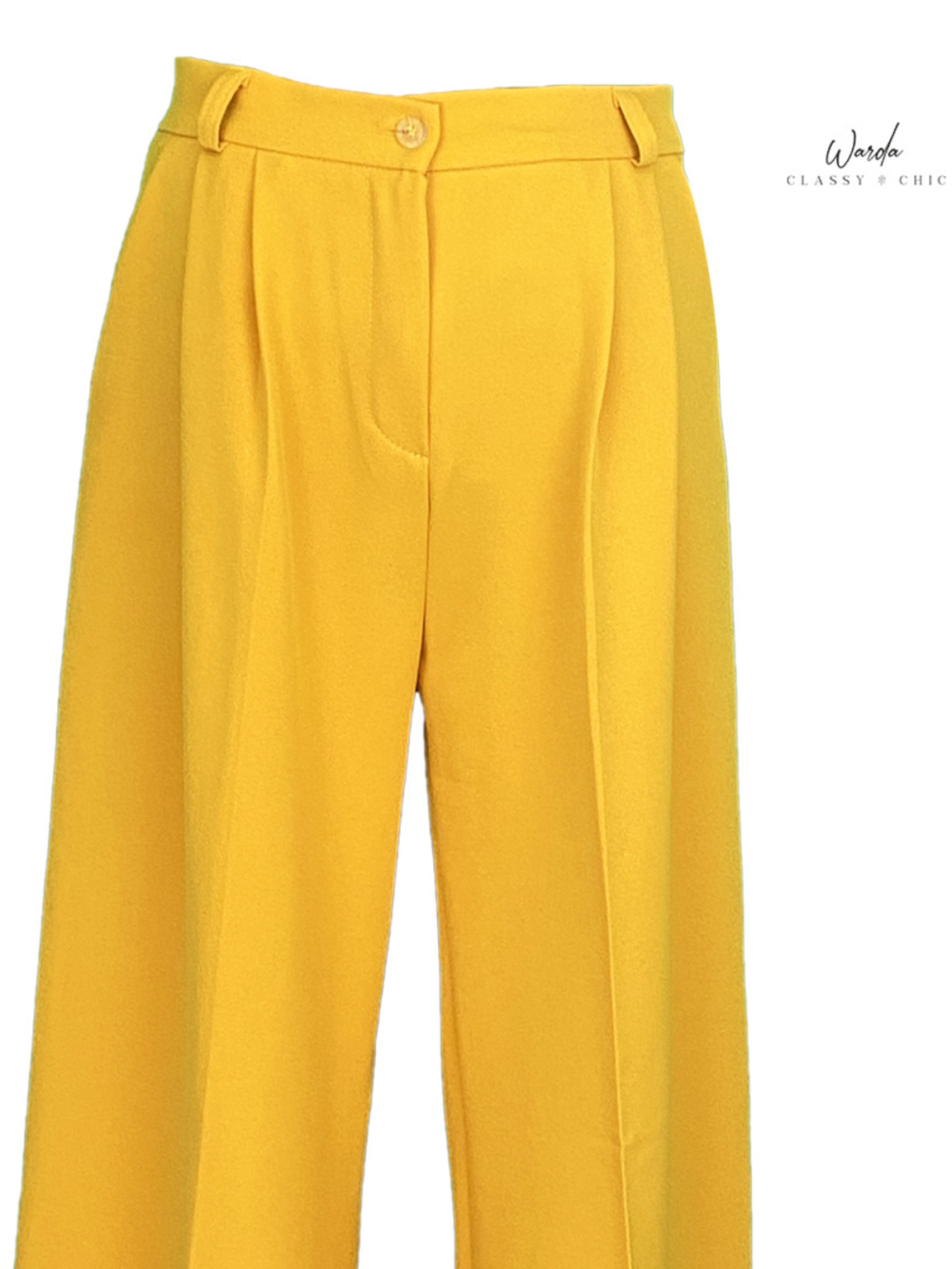 Pantalon Large Jaune – Image 4