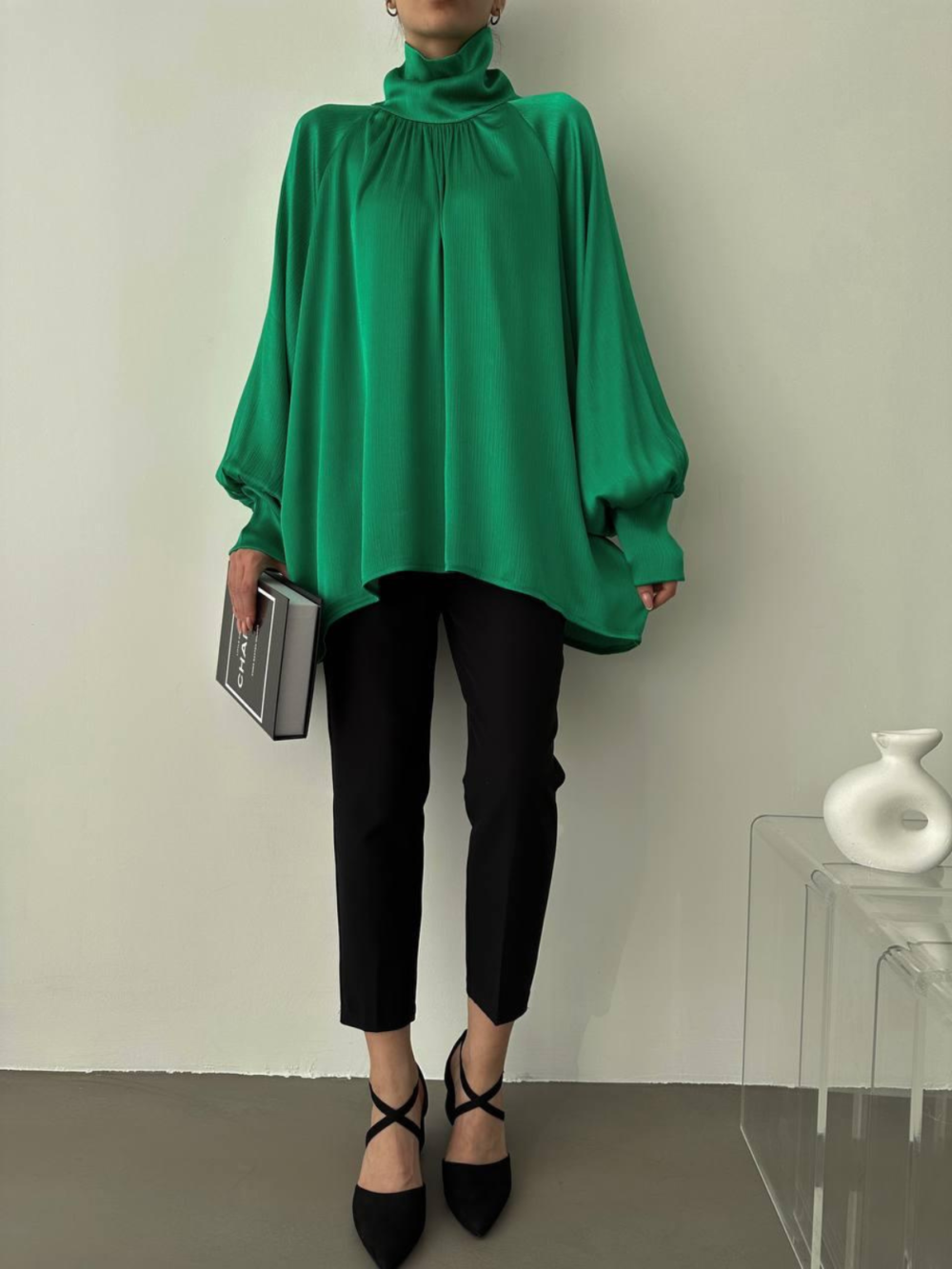 Blouse Oversize Satinée