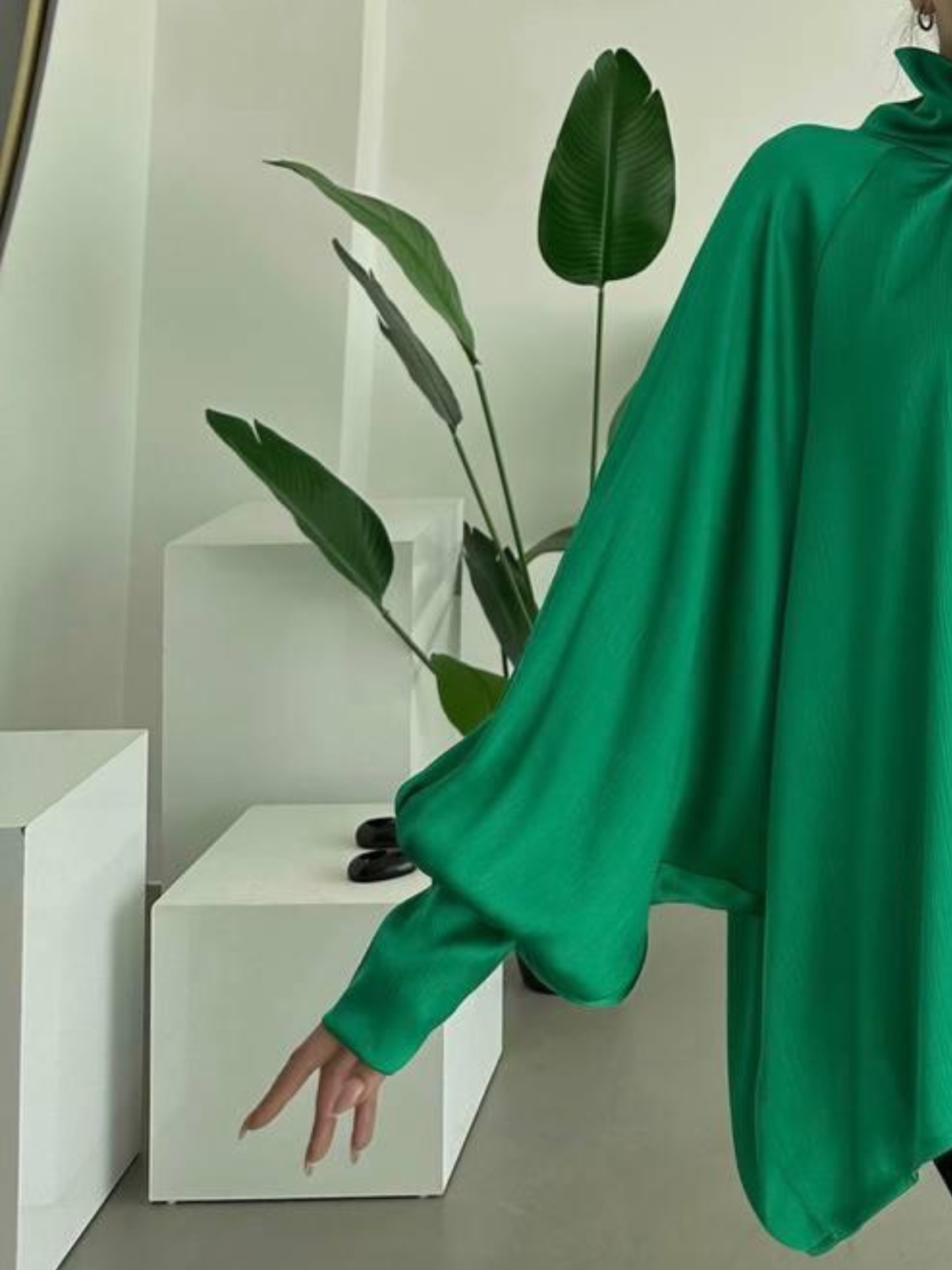 Blouse Oversize Satinée – Image 3