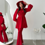 ensemble femme rouge