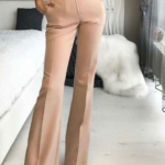 Pantalon Flare Beige