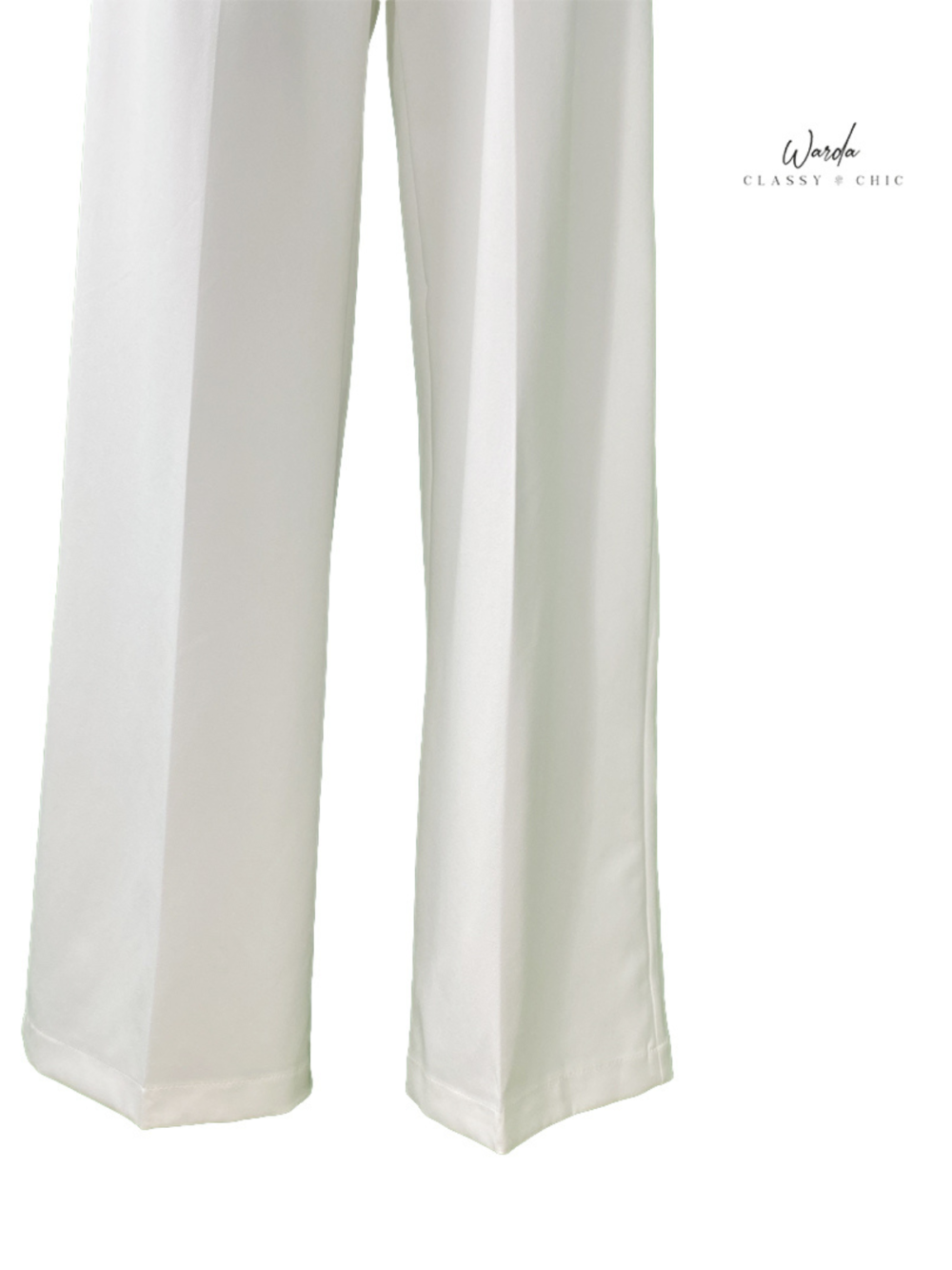 Pantalon Large Blanc – Image 5