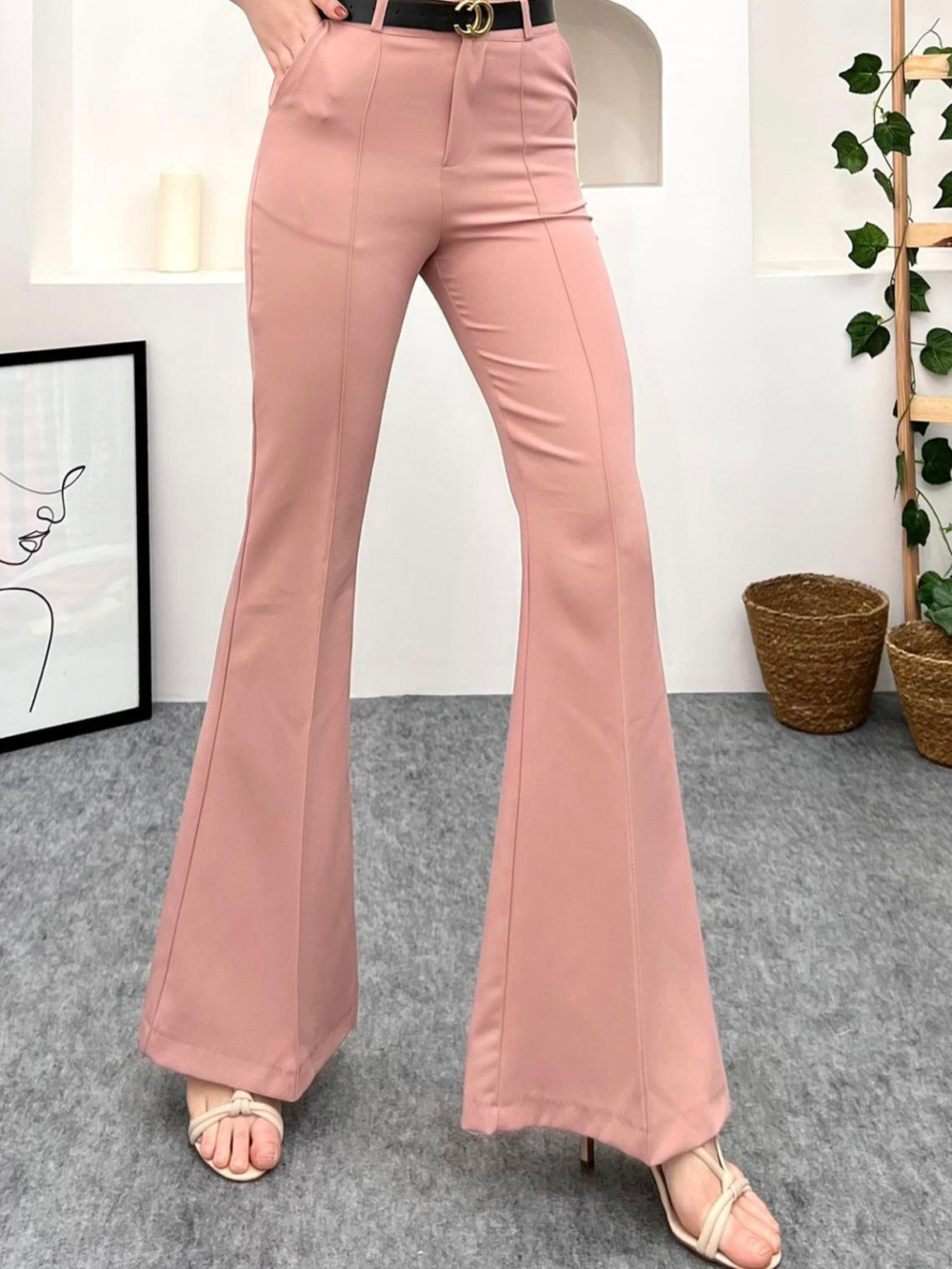 Pantalon Flare Rose – Image 6
